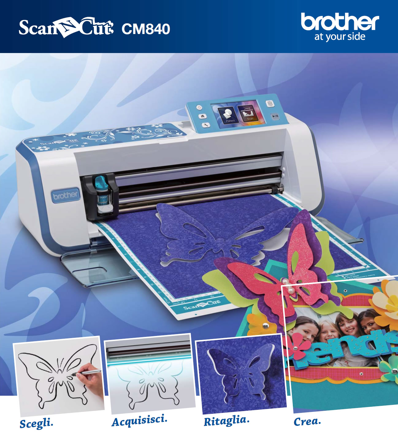 scanncut cm840 scanner e taglio