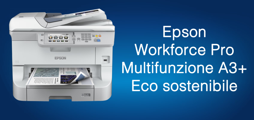 Epson Workforce Pro A3+ rende la stampa eco-sostenibile